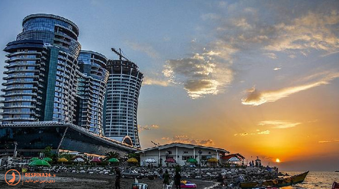 نمای بیرونی متل قو