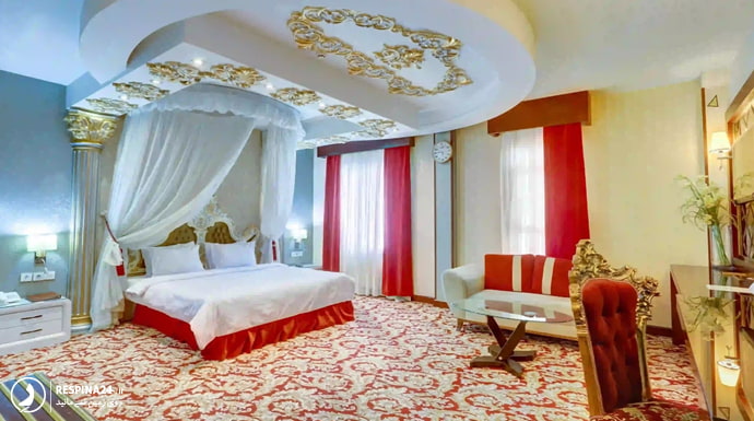 نمای داخلی و لوکس هتل چهار ستاره الماس مشهد