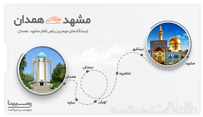 ایستگاه بین راهی قطار مشهد همدان ایستگاه بین راهی قطار مشهد همدان