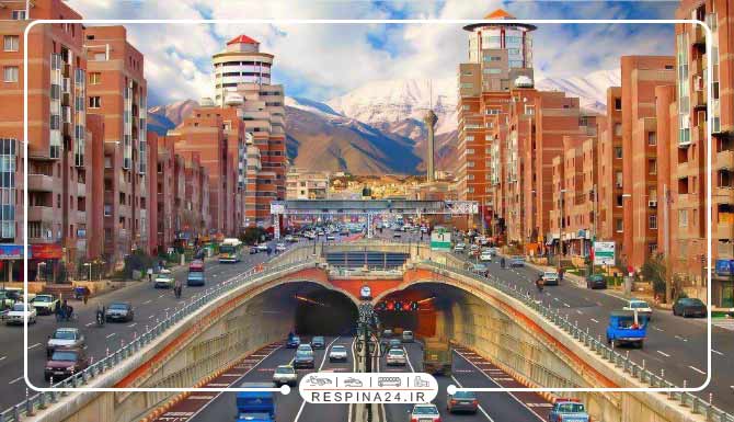 تونل نیایش تهران بلیط اتوبوس تنکابن تهران