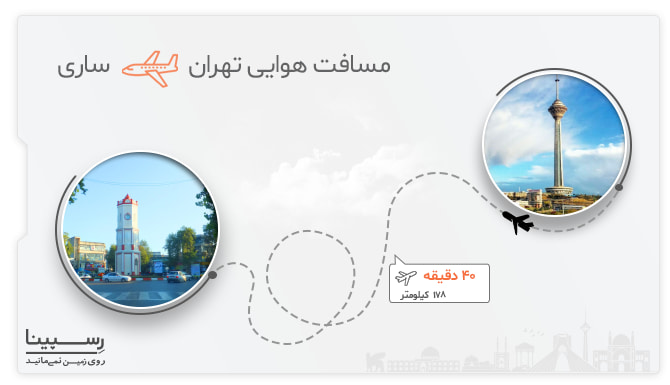پرواز تهران ساری