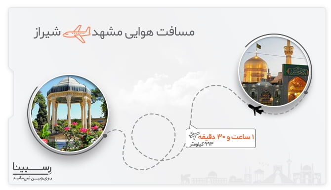 پرواز مشهد شیراز