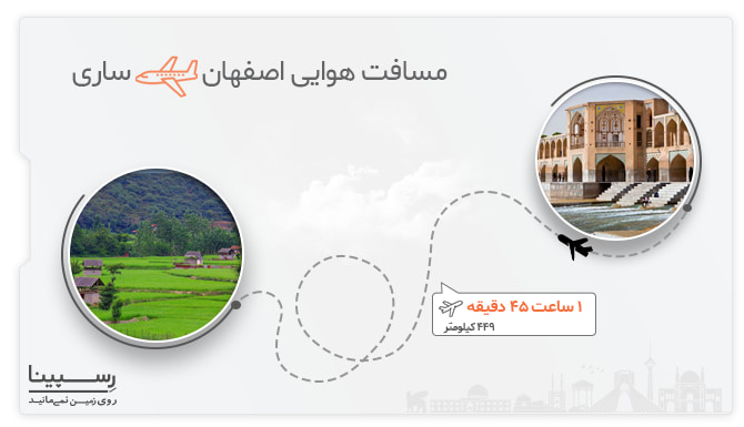 پرواز اصفهان ساری